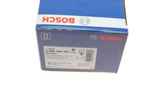 Тормозные колодки bosch 0986495083