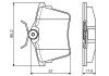 Тормозні (гальмівні) колодки bosch 0 986 495 090