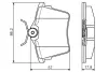 Тормозные колодки bosch 0 986 495 090