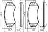 Тормозные колодки bosch 0 986 495 117