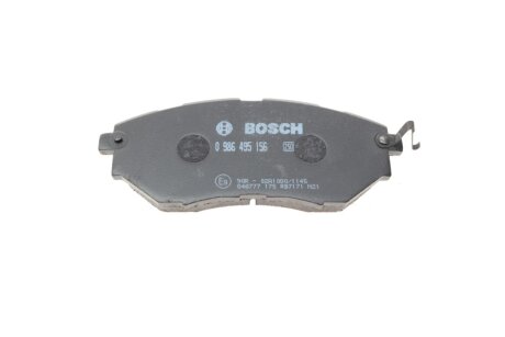 Тормозные колодки bosch 0986495156