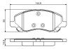 Тормозні (гальмівні) колодки bosch 0986495170