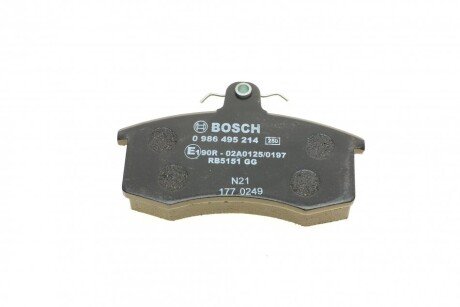 Тормозні (гальмівні) колодки bosch 0986495214