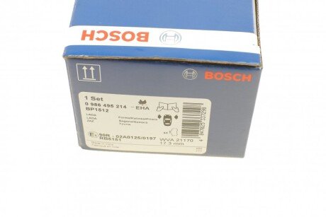 Тормозні (гальмівні) колодки bosch 0986495214