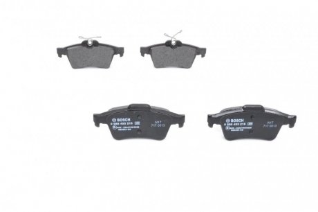 Задні тормозні (гальмівні) колодки bosch 0986495216