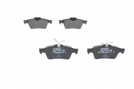 Задні тормозні (гальмівні) колодки bosch 0986495216