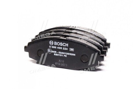 Тормозні (гальмівні) колодки bosch 0986495224