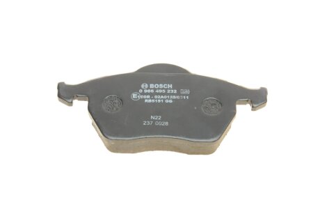 Тормозные колодки bosch 0986495232