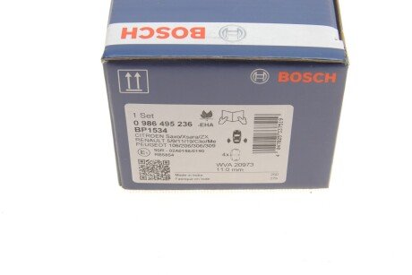 Тормозні (гальмівні) колодки bosch 0986495236