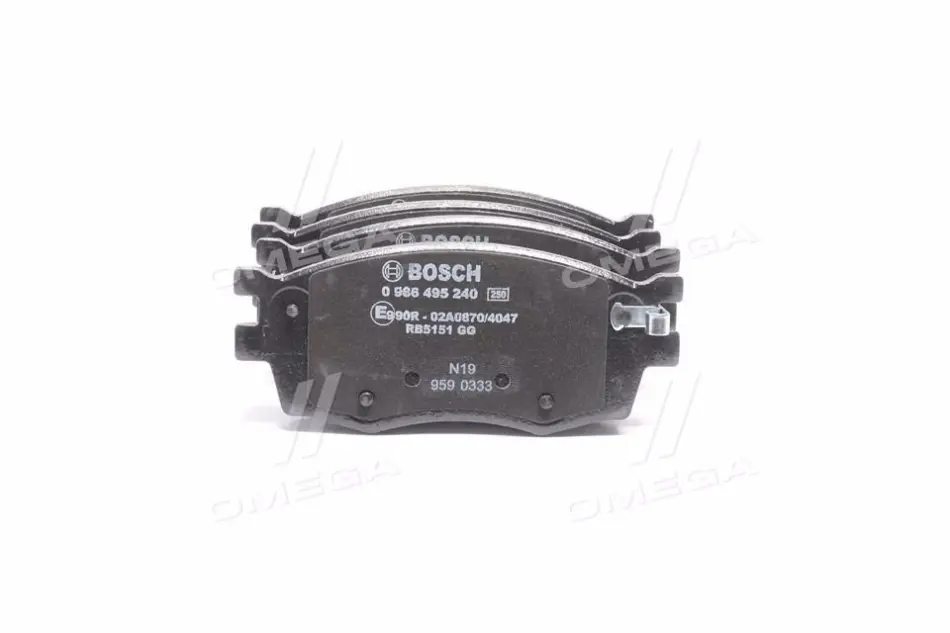 Тормозные колодки bosch 0986495240