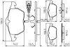 Тормозні (гальмівні) колодки Bosch 0 986 495 249 (фото 1)