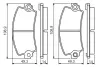 Тормозные колодки bosch 0 986 495 270