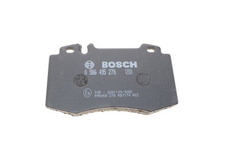 Тормозні (гальмівні) колодки bosch 0986495278