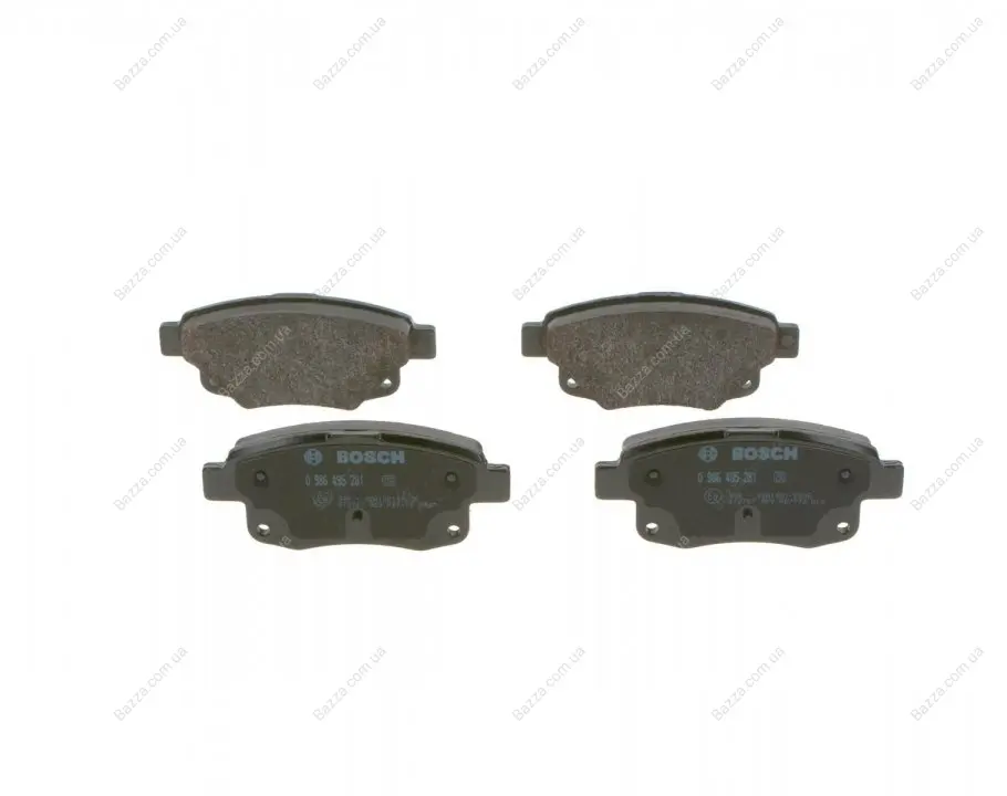 Тормозні (гальмівні) колодки Bosch 0 986 495 281 (фото 1)