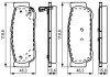 Тормозні (гальмівні) колодки bosch ""0986495315"