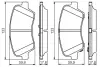 Тормозні (гальмівні) колодки Bosch 0986495343 (фото 7)
