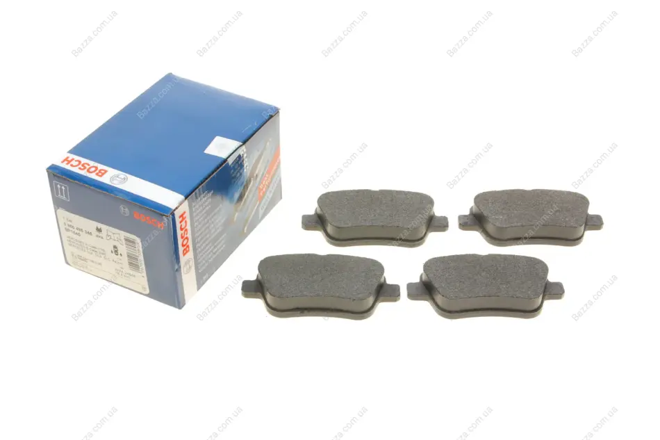 Тормозні (гальмівні) колодки Bosch 0 986 495 348 (фото 1)