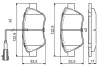 Тормозные колодки bosch 0 986 495 378