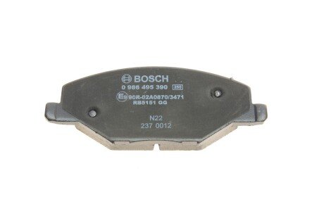 Тормозні (гальмівні) колодки bosch 0 986 495 390