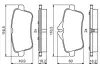 Тормозные колодки bosch 0986495403