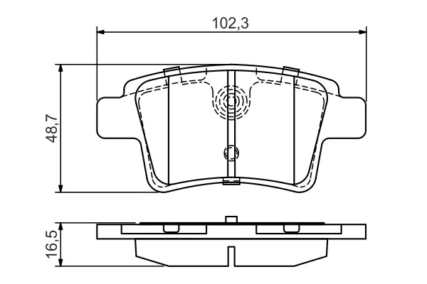 Тормозные колодки bosch 0986495448