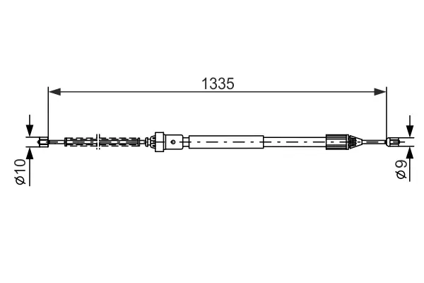 Тросик сцепления bosch 1987477783