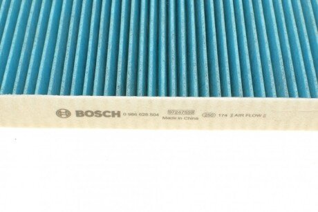 Угольный фильтр салона bosch 0986628504