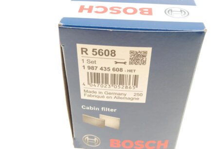 Угольный фильтр салона bosch 1987435608