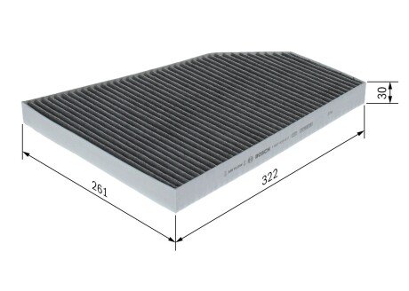 Угольный фильтр салона bosch 1987435611