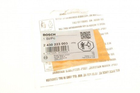 Уплотнительное кольцо форсунки bosch 2430223003