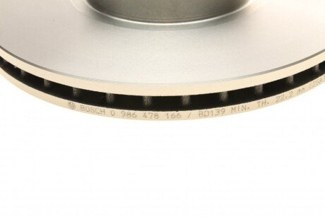 Вентилируемый тормозной диск bosch 0986478166