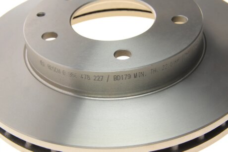 Вентилируемый тормозной диск bosch 0986478227