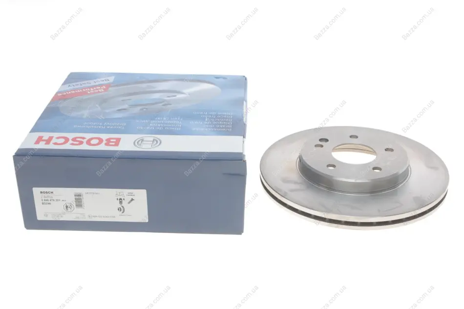 Вентилируемый тормозной диск bosch 0986478301