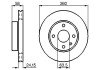 Вентилируемый тормозной диск bosch 0986478346