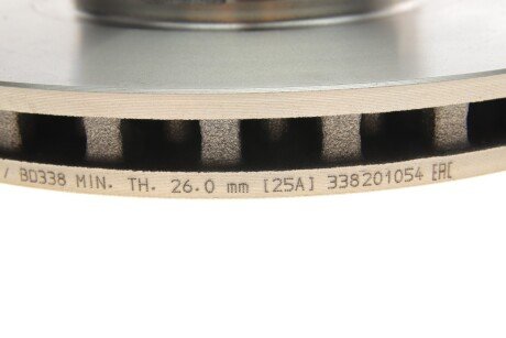 Вентильований гальмівний диск bosch 0986478407