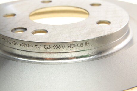 Вентильований гальмівний диск bosch 0986478474