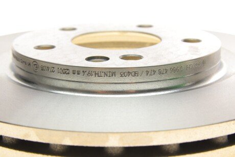 Вентильований гальмівний диск bosch 0986478474