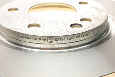 Вентильований гальмівний диск bosch 0986478474