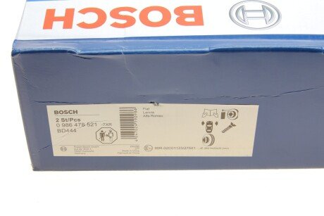 Вентилируемый тормозной диск bosch 0986478521