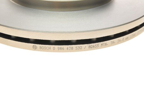 Вентильований гальмівний диск bosch 0986478532