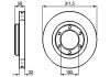 Вентильований гальмівний диск bosch 0986478580