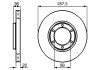 Вентильований гальмівний диск bosch 0 986 478 596