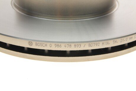Вентилируемый тормозной диск bosch 0986478893