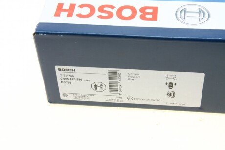 Вентилируемый тормозной диск bosch 0986478896