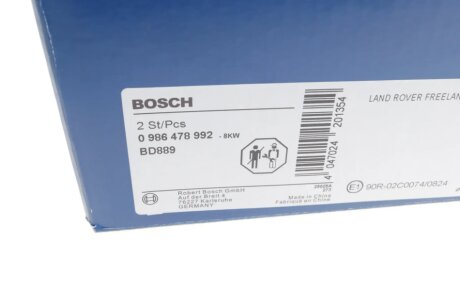 Вентилируемый тормозной диск bosch 0986478992
