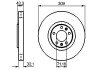 Вентильований гальмівний диск bosch 0 986 479 027