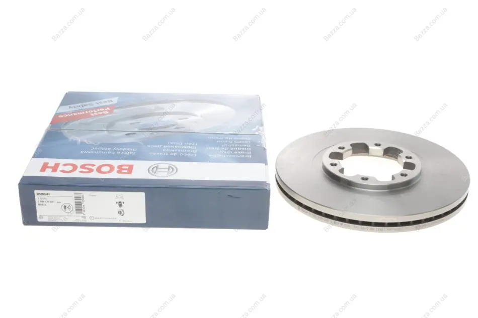Вентильований гальмівний диск Bosch 0986479031 (фото 1)