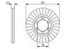 Вентилируемый тормозной диск bosch 0986479053