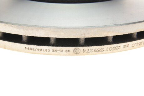 Вентильований гальмівний диск bosch 0986479078