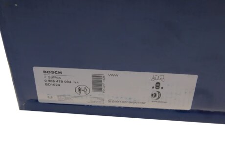 Вентильований гальмівний диск bosch 0986479094